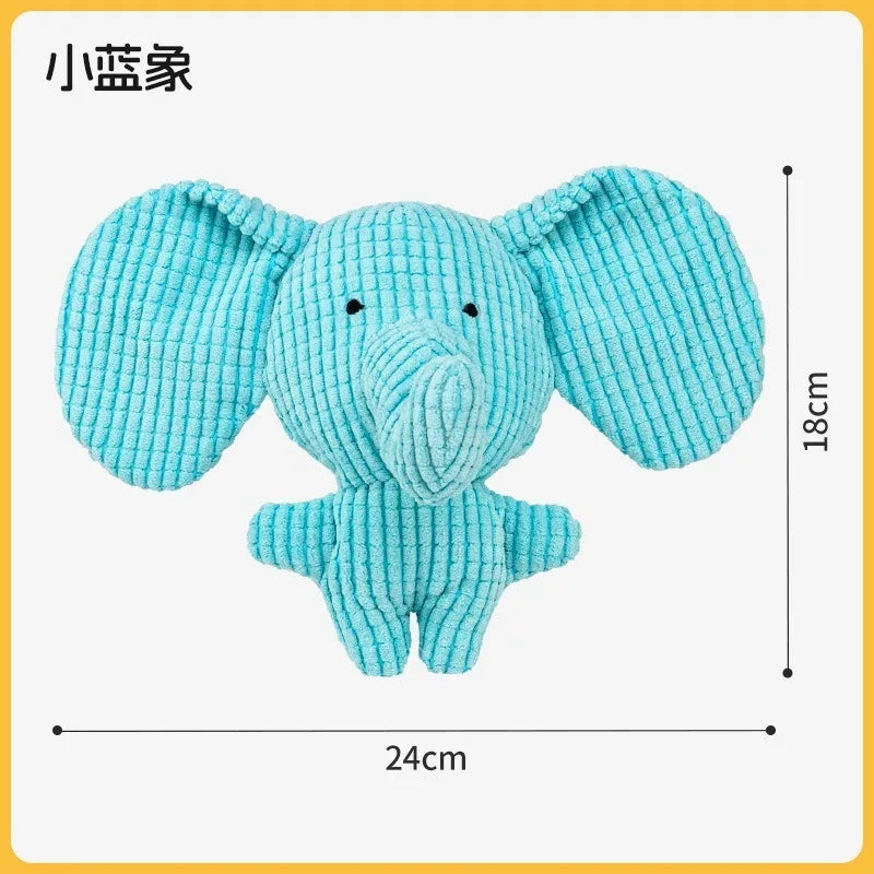 Pet Plush Toy Dog Calming Duck Companion Sleeping Duck Toys Chew Toy Durable Squeaky for Puppy Pet Teeth Cleaning Chew Pet Toy