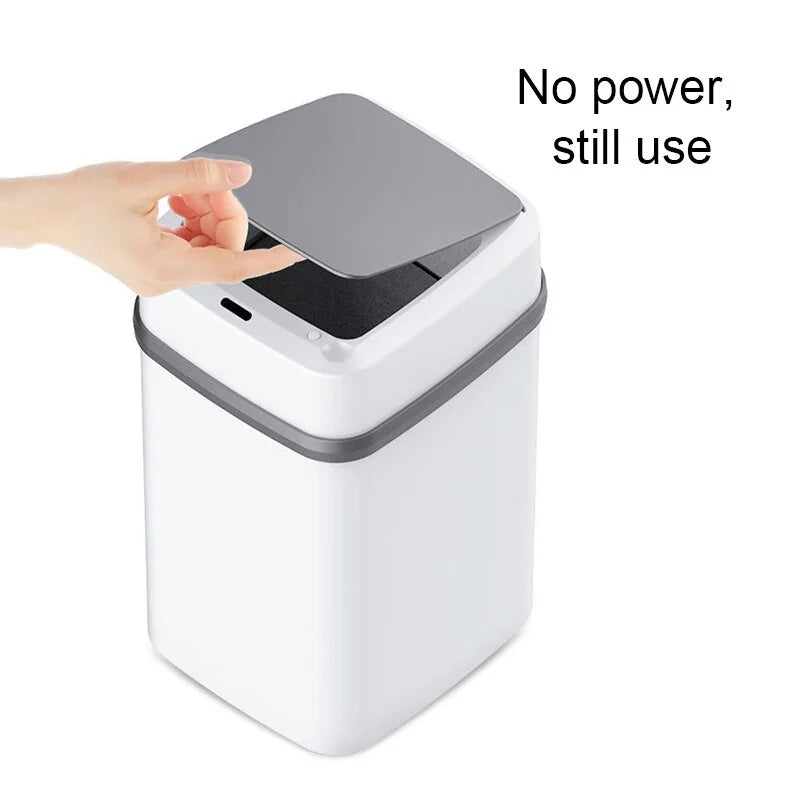 13L Bathroom Touch, In The Toilet Garbage Bucket, Smart Trash Can.