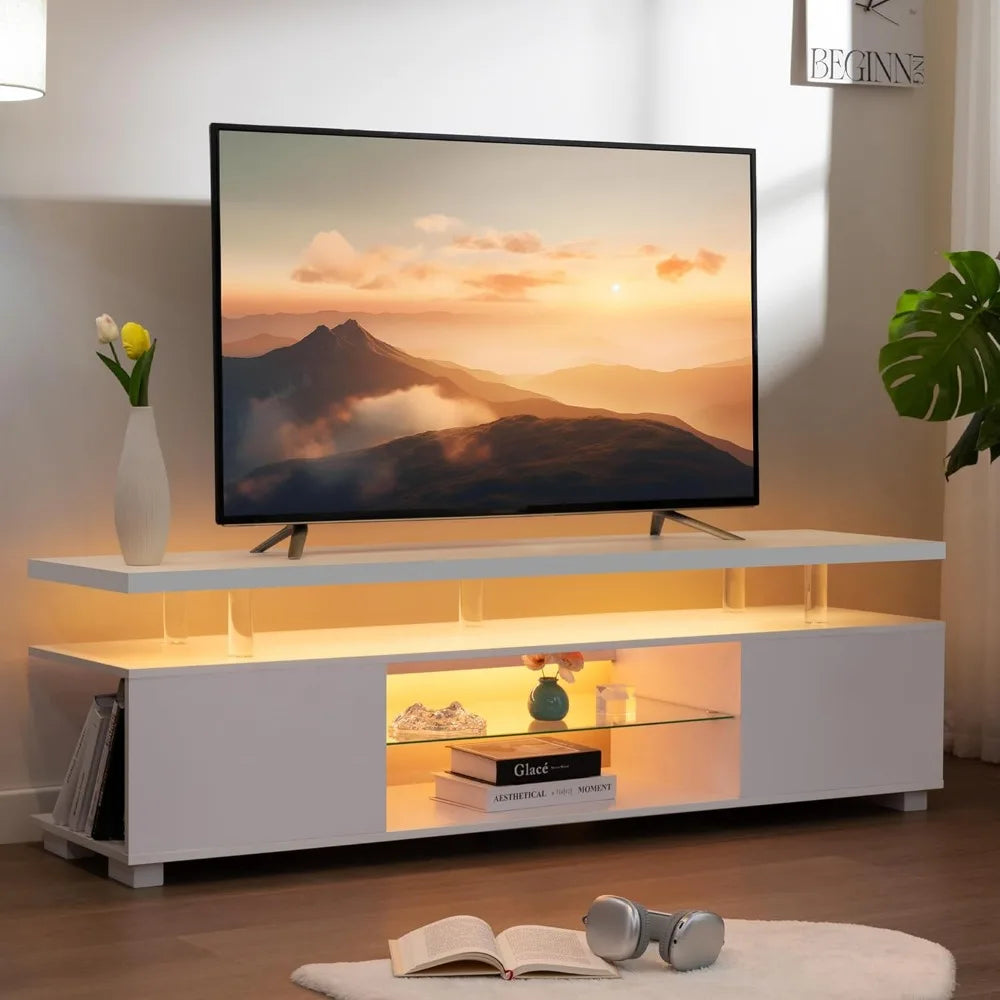 TV Stands for Living Room LED with Storage for 65/70/75 inch TVs.