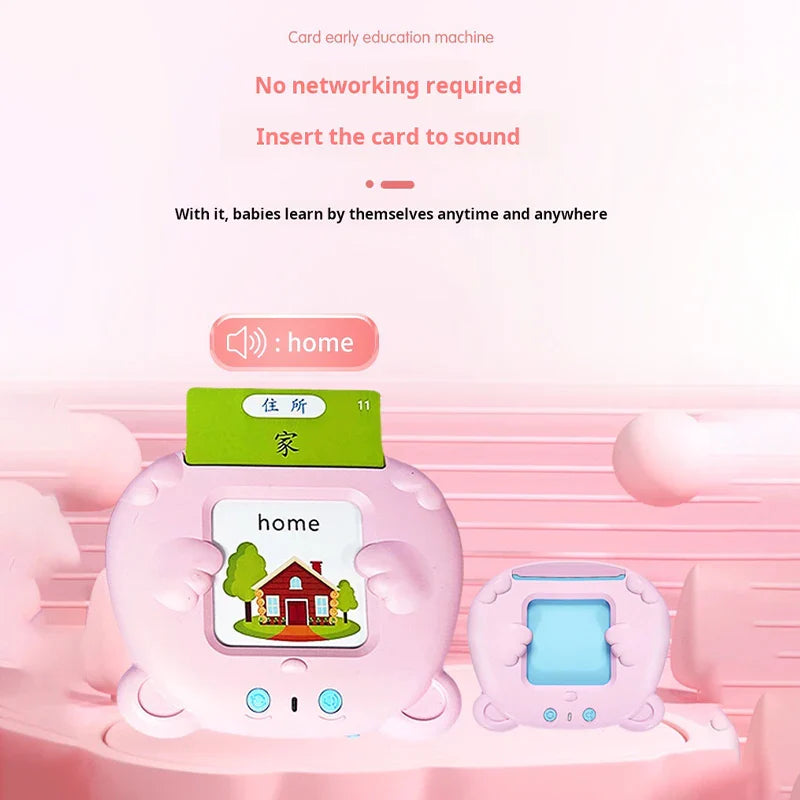English digital camera children's educational enlightenment early learning machine children's intelligence development toy card