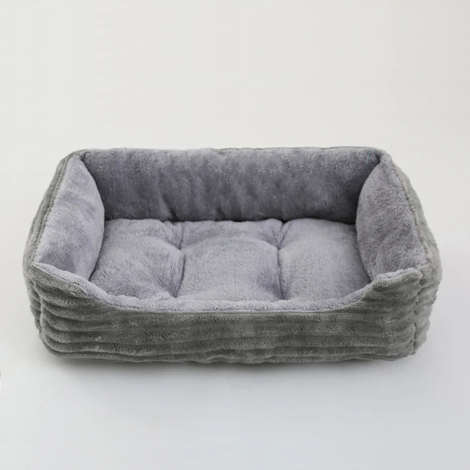 Bed for Dog, Cat, Pet  Plush Kennel, Medium, Small Dog Sofa Bed Cushion, Pet Calming Dog Bed .