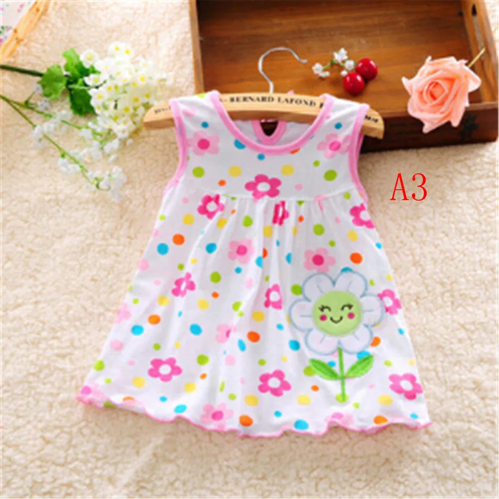 Hot Sale Cotton Romper Dress Baby Girls Sister Kids Dresses Cotton Newborn Costum Regular Sleeveless A-Line Girl Dresses