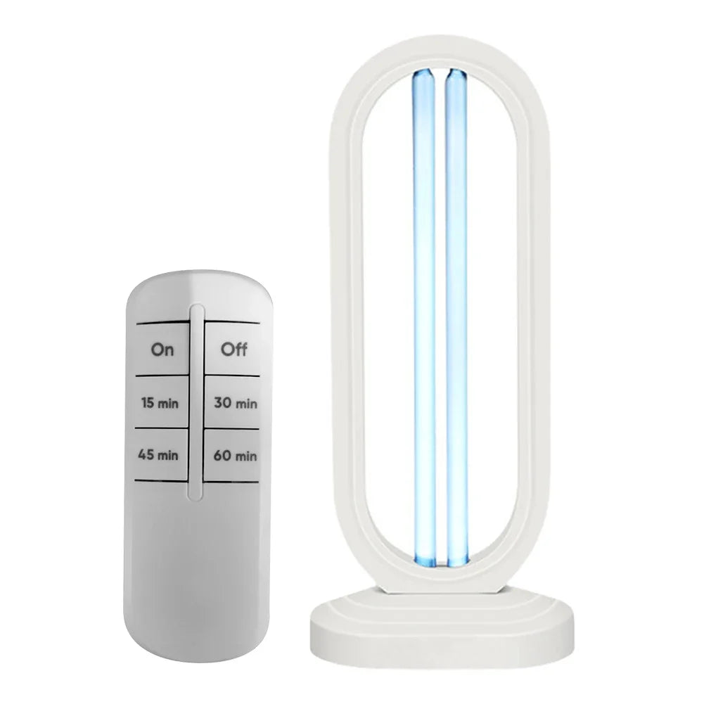 UVC Light Sanitizer with Remote Control 3-Speed Timing Ultraviolet 110V/220V UV Light Sanitizer Home Room Disinfection Device