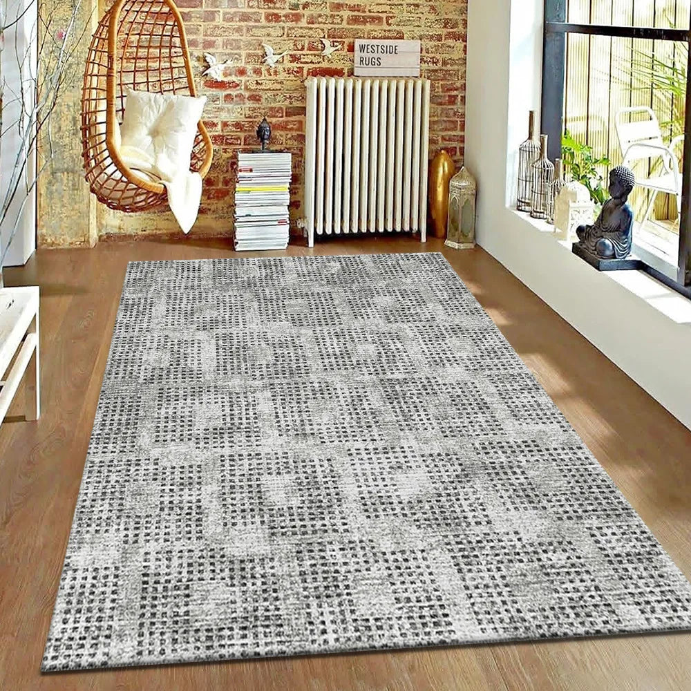 VIKAMA Nordic Style Retro Living Room Carpet Hotel Guest House Sofa Coffee Table Cushion Home Bedroom Non-Slip Bedside