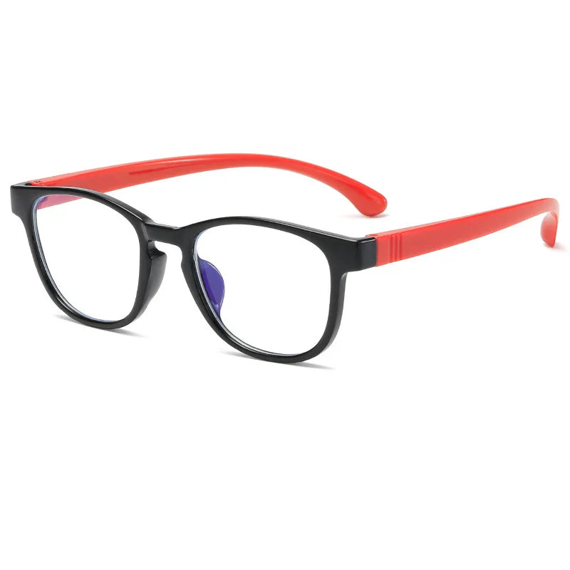 Zilead Kids Computer Glasses Blue Light Blocking Filter Gaming Goggles Silicone Frame Eyeglasses Child Anti-Blue Ray Eyewear