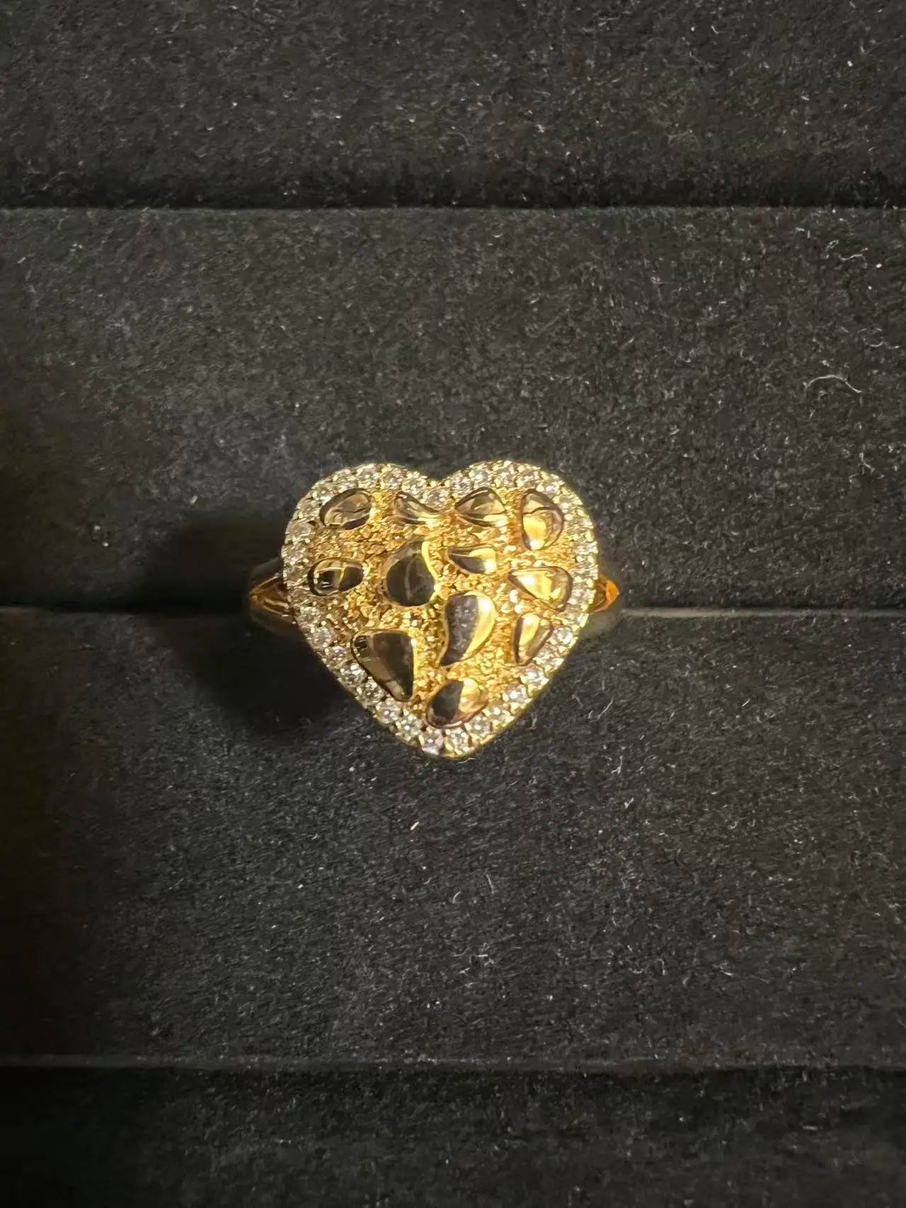 14k Gold Filled Nugget Rings Diamond Cut