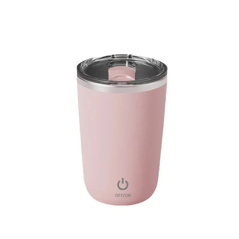 Self-Stirring Mug 304 Stainless Steel Rechargeable Magnetic Mug Milk Mixing Cup Smart Mixer Water Bottle