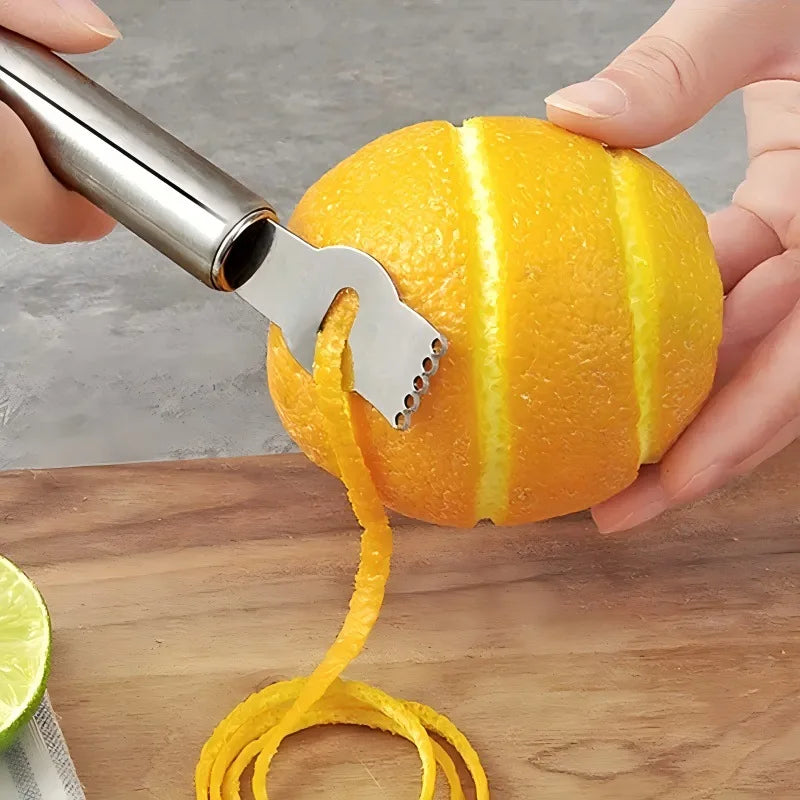 1pc Lemon Zester Grater Stainless Steel Peeler Kitchen Stuff Kitchen Accessories Kitchen Gadgets