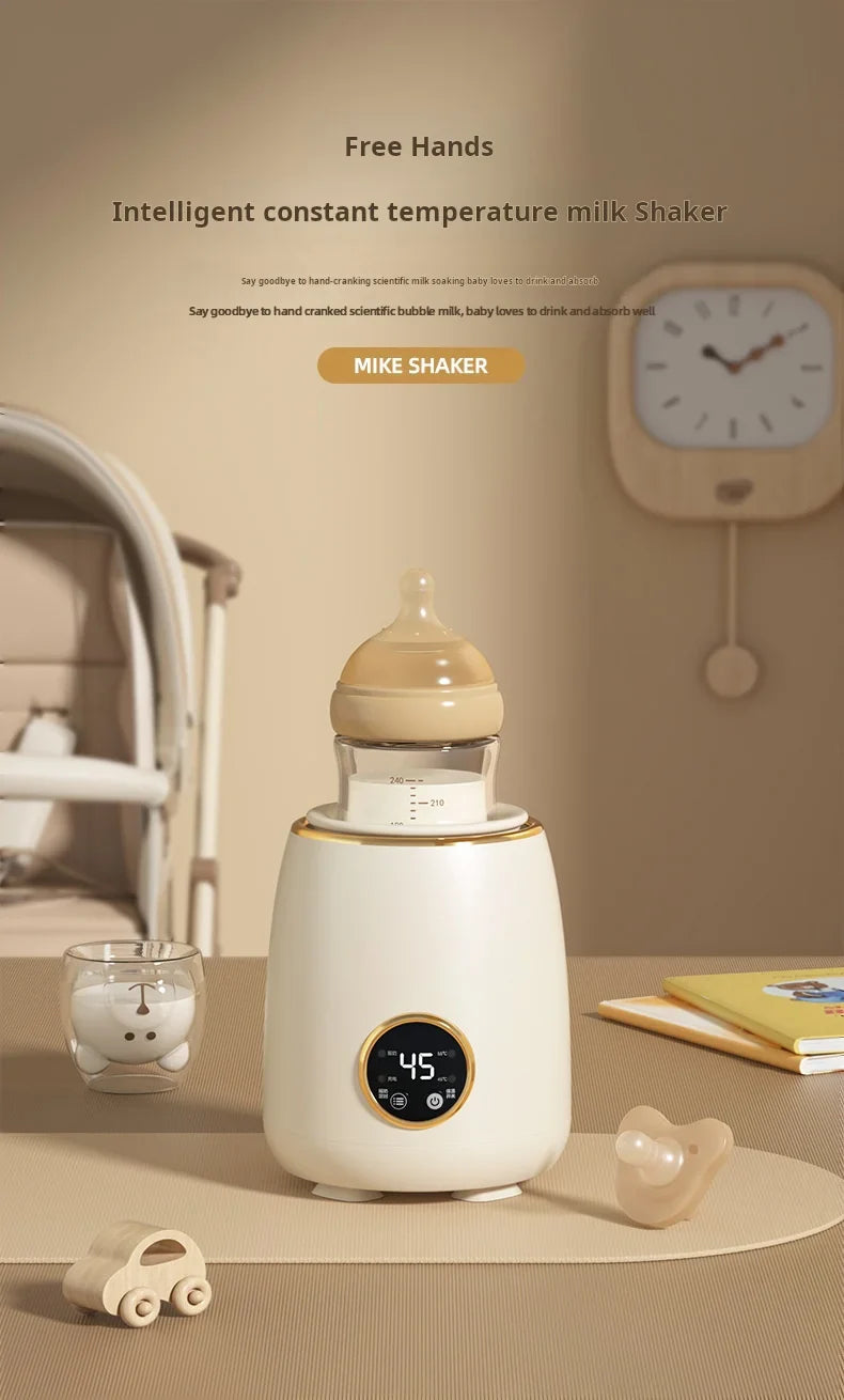 Bottle shaker outdoor baby milk powder warmer usb rechargeable multifunctional electric shaker milk warmer constant temperature