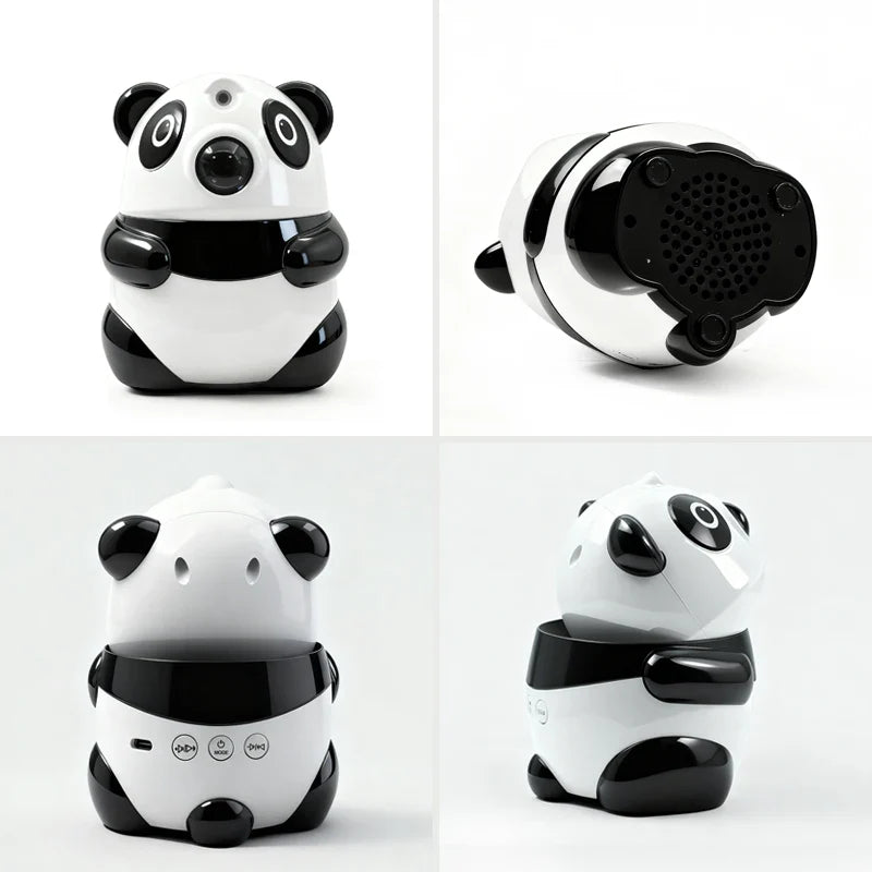 Starry Sky Panda Nebula Projector Built-in BT Speaker, 15 Color Modes Galaxy Light with Remote for Bedroom Gaming Room Party