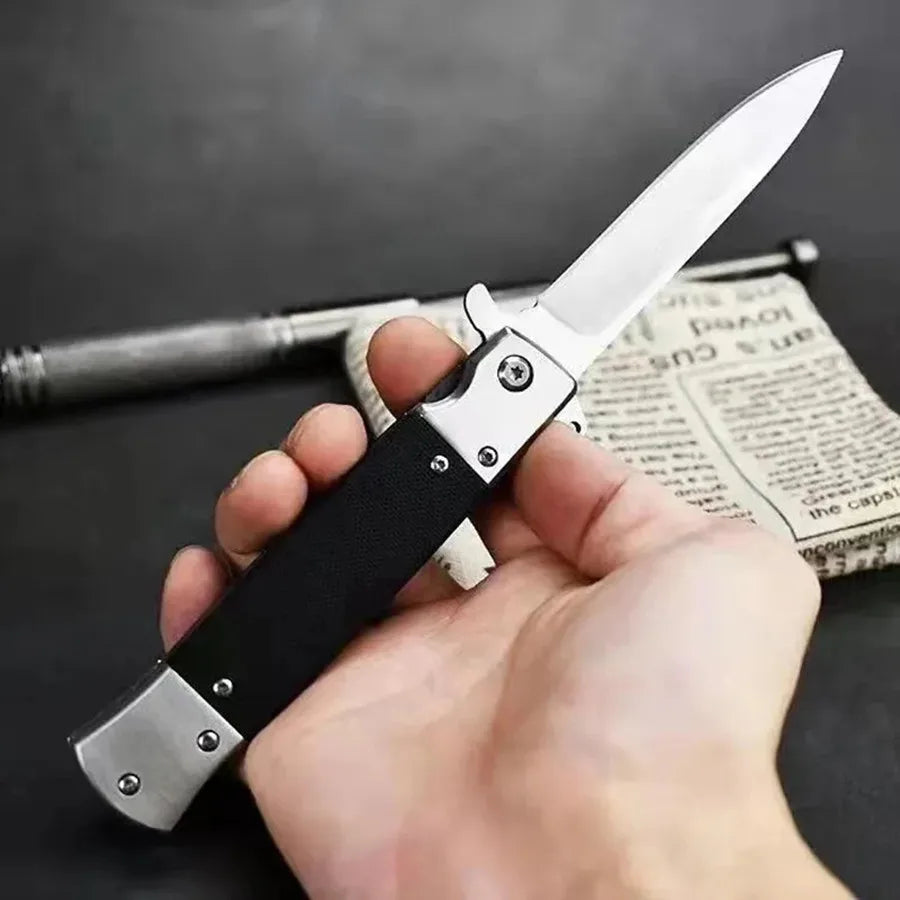 Portable Outdoor Folding Knife Stainless Steel High Hardness Multi-Purpose Small Knife for Wilderness Survival