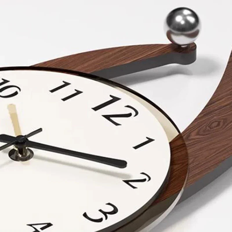 Wooden Decoration Silent Wall Clocks home Bedroom  Decor