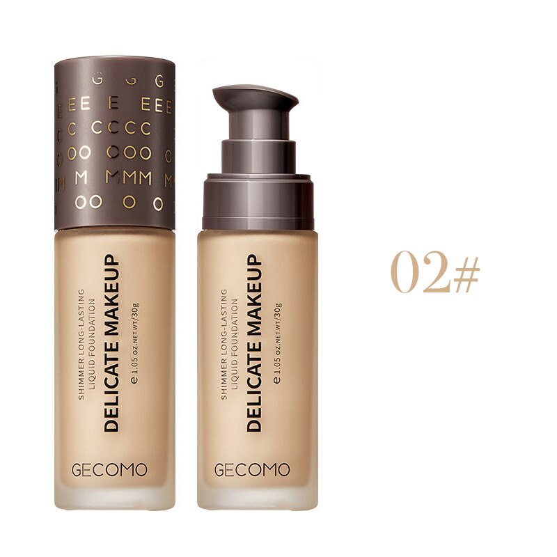High Quality Long Lasting Brighten Liquid Foundation Concealer Full Coverage Base Makeup Waterproof Face Foundation Cosmetics