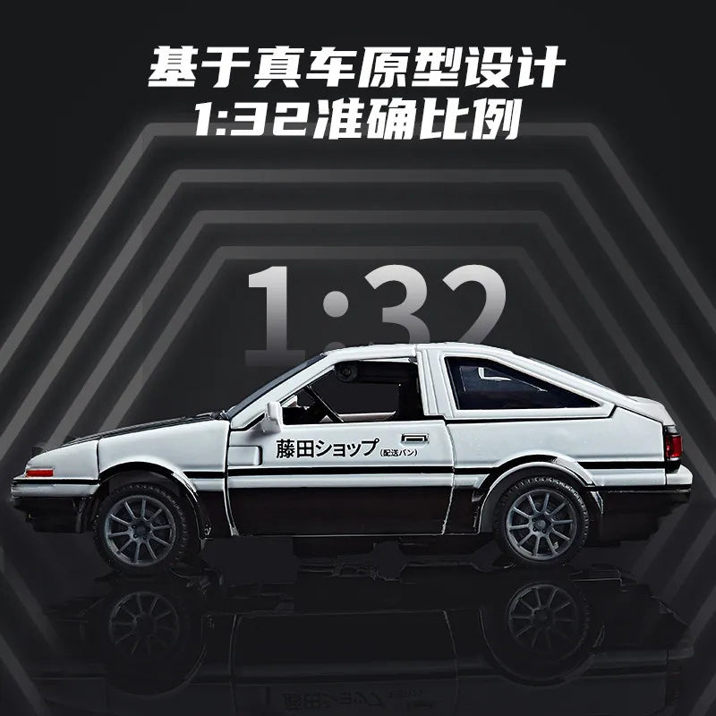 AE86 Defromed Alloy Car Model Robot 19.5cm Action Figure Initial Drift Tofu Cart Toys