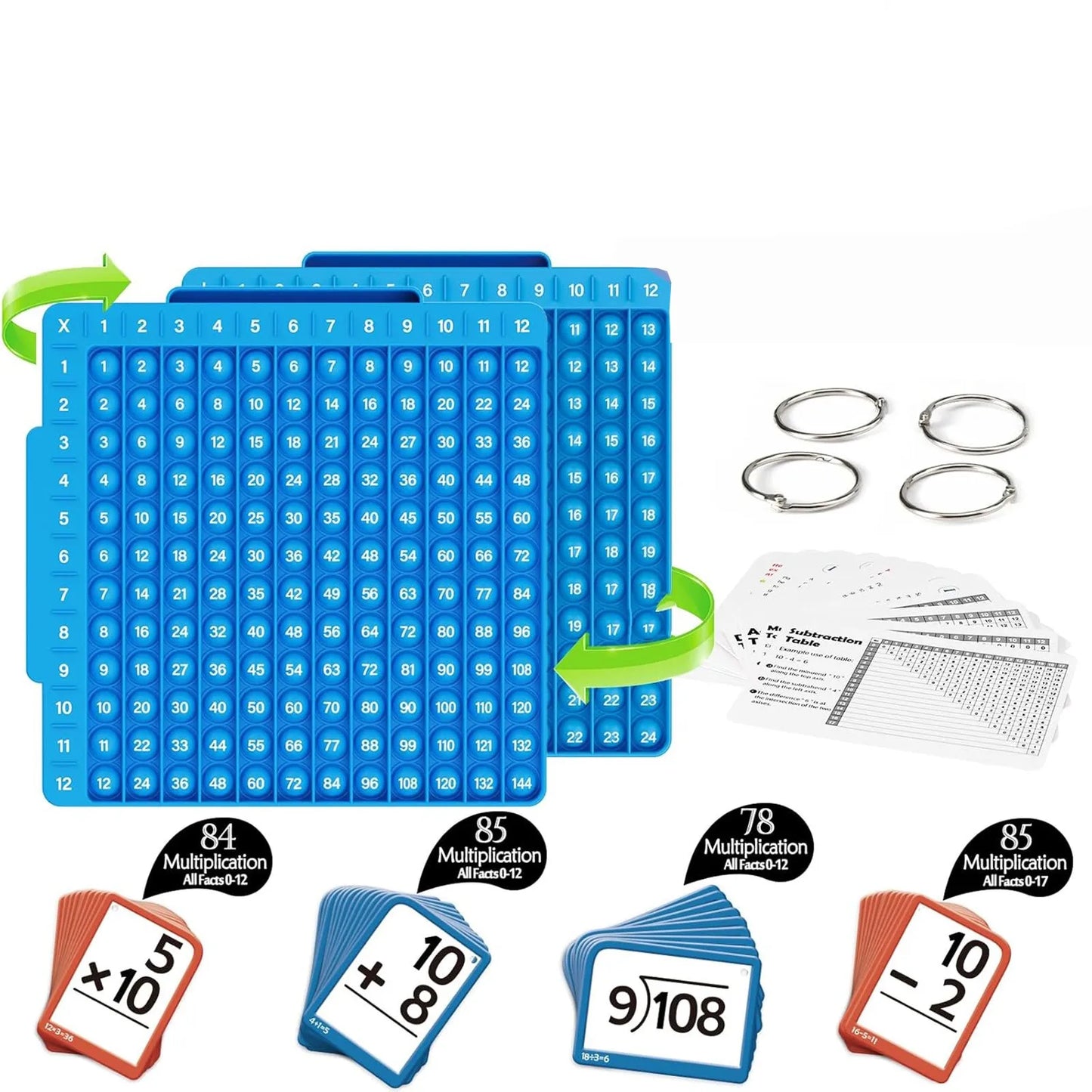 Fraction Number Flashcards For Elementary School Graphical Simplification Math Learning Cards Montessori Teaching Aids