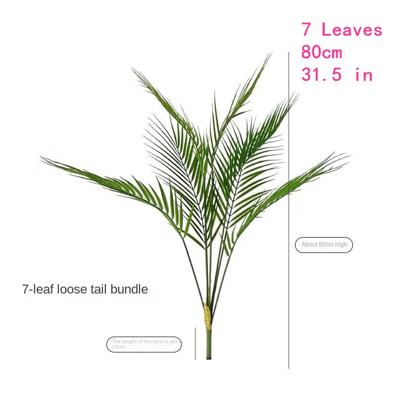Large Artificial Palm Tree Green Tropical Fake Plants Flower Arrangement Props Home Decoration Hotel Office Deco Accessori