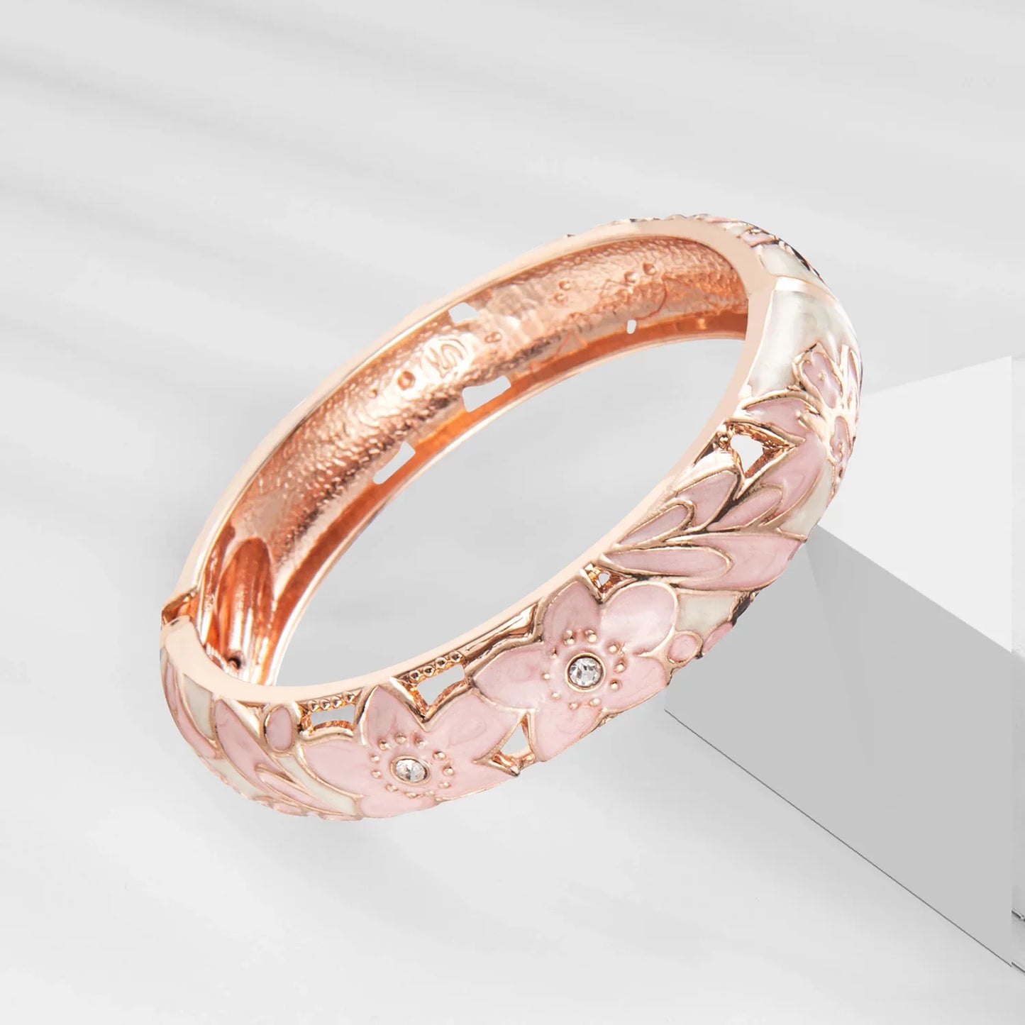 Bangle for Women Double Enamel Bangle Set Cloisonne Women's Jewelry