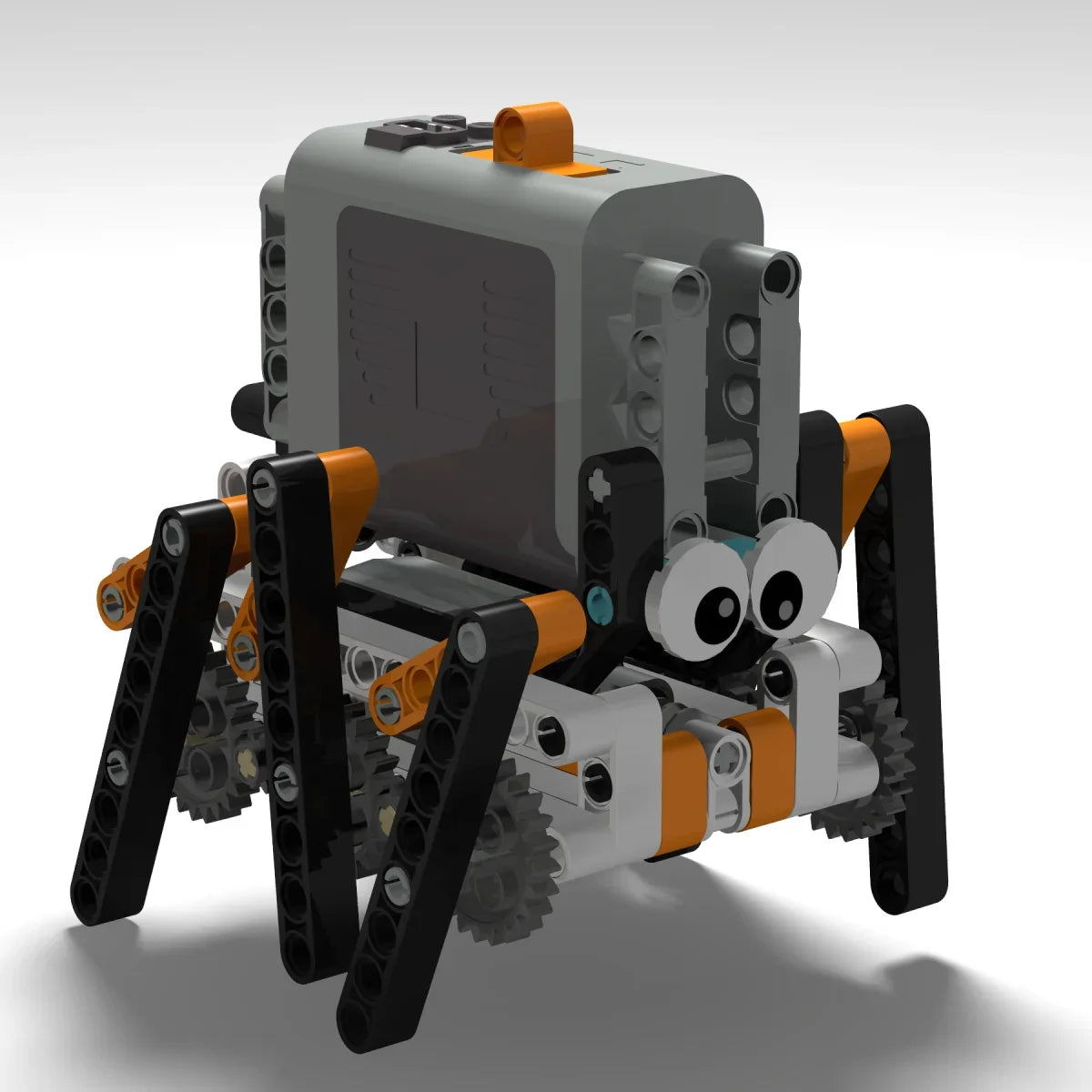 Technical Electric MOC Building Blocks 6-Leg Walking Robot RC Omnidirectional Robot Model DIY Bricks Blocks Toy Fot 14+