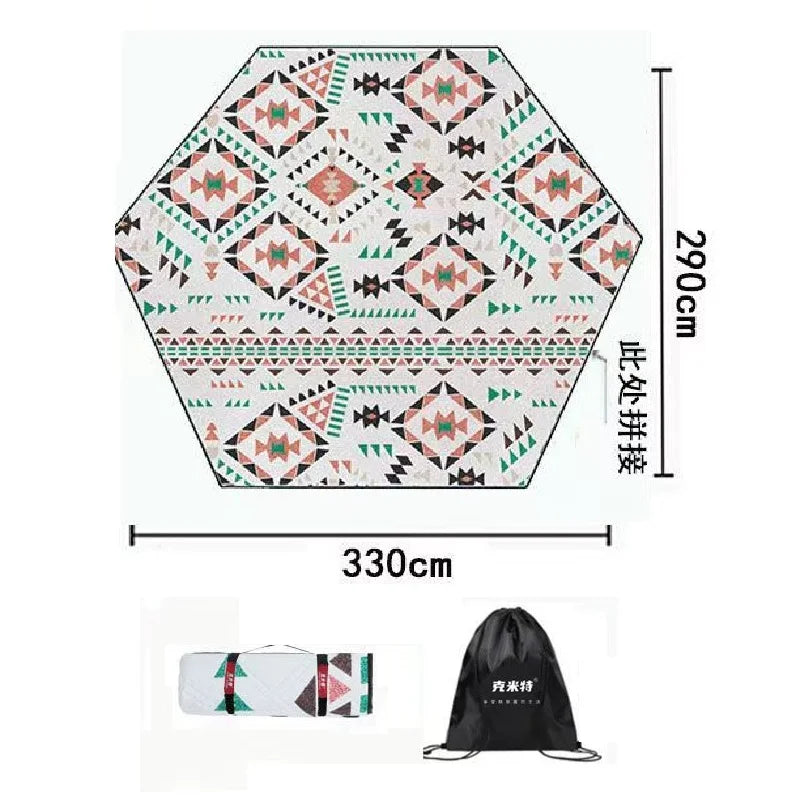 Camping Mat Outdoor Portable Ultra-light Waterproof Picnic Blanket Nature Hike Car Travel Tent Mat Beach Equipment Supplies