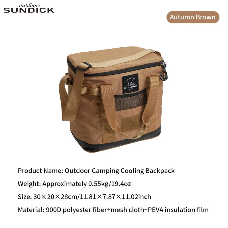 Outdoor Camping Crossbody Insulated Bag, Camping Insulation Bag, Hand-Held Storage Bag, Outdoor Activity Picnic Bag