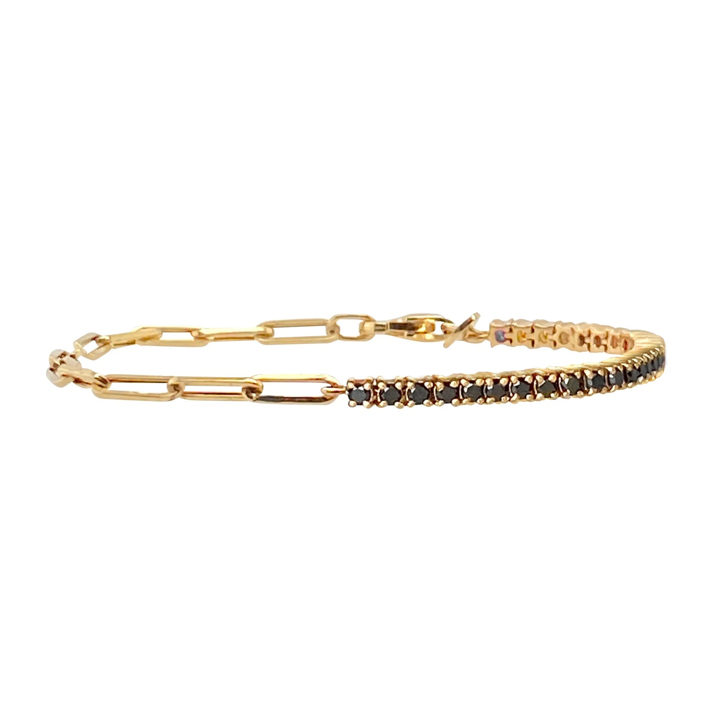 Luxury Color Cubic Zirconia Gold Color Tennis Bracelets For Women Girls 2022 New Trend Chain Bracelets Jewelry Party Gifts