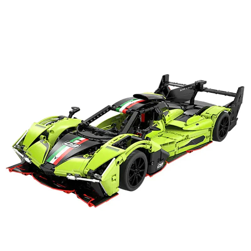 Racing Car Phantom wing sports car 1:10 Model 1817PCS Sport Race Cars Building Blocks Brick for Car Lovers Birthday Gift