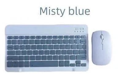 with Bluetooth Keyboard Mouse for Oukitel OT12 OT9 OT8 OT6 OT11 78Key 10inch Rechargeable Wireless Keyboard Mice Set Combo
