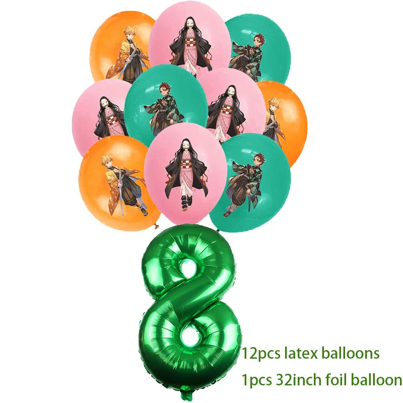 Anima Demon Slayer Party Decoration Supplies