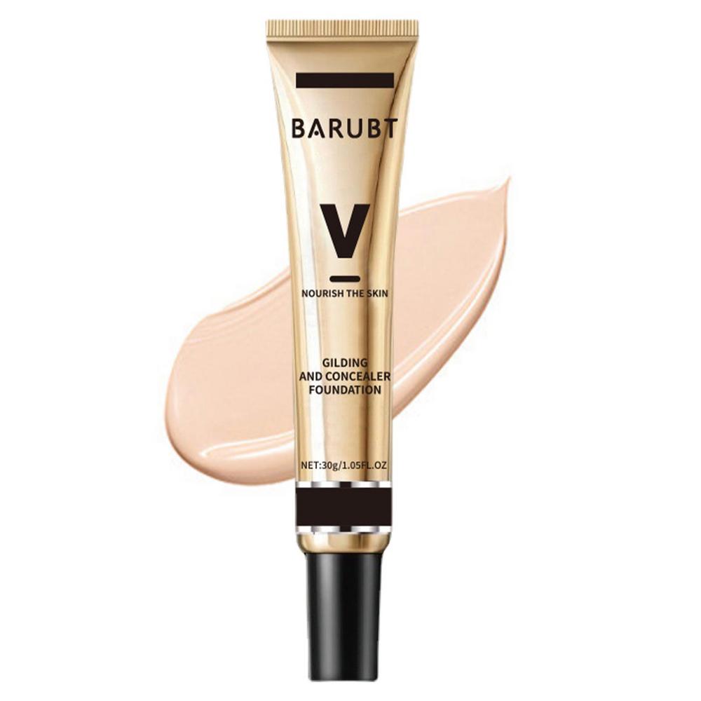 Waterproof Foundation Liquid Foundation And Concealer In 1 Long-lasting Full Coverage  Oil-controlling Concealer For Dry Skin