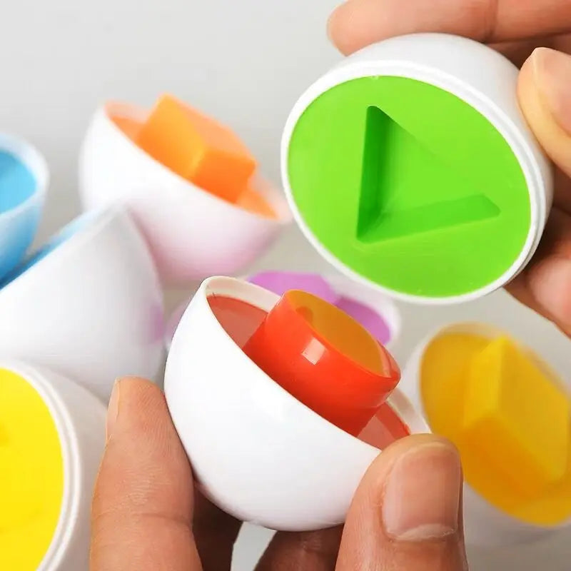 Montessori Games Baby Toy Smart Egg Shape Match Puzzle For Kids  Baby Development Toy Educational Toy For Children 1 2 3 4 Year