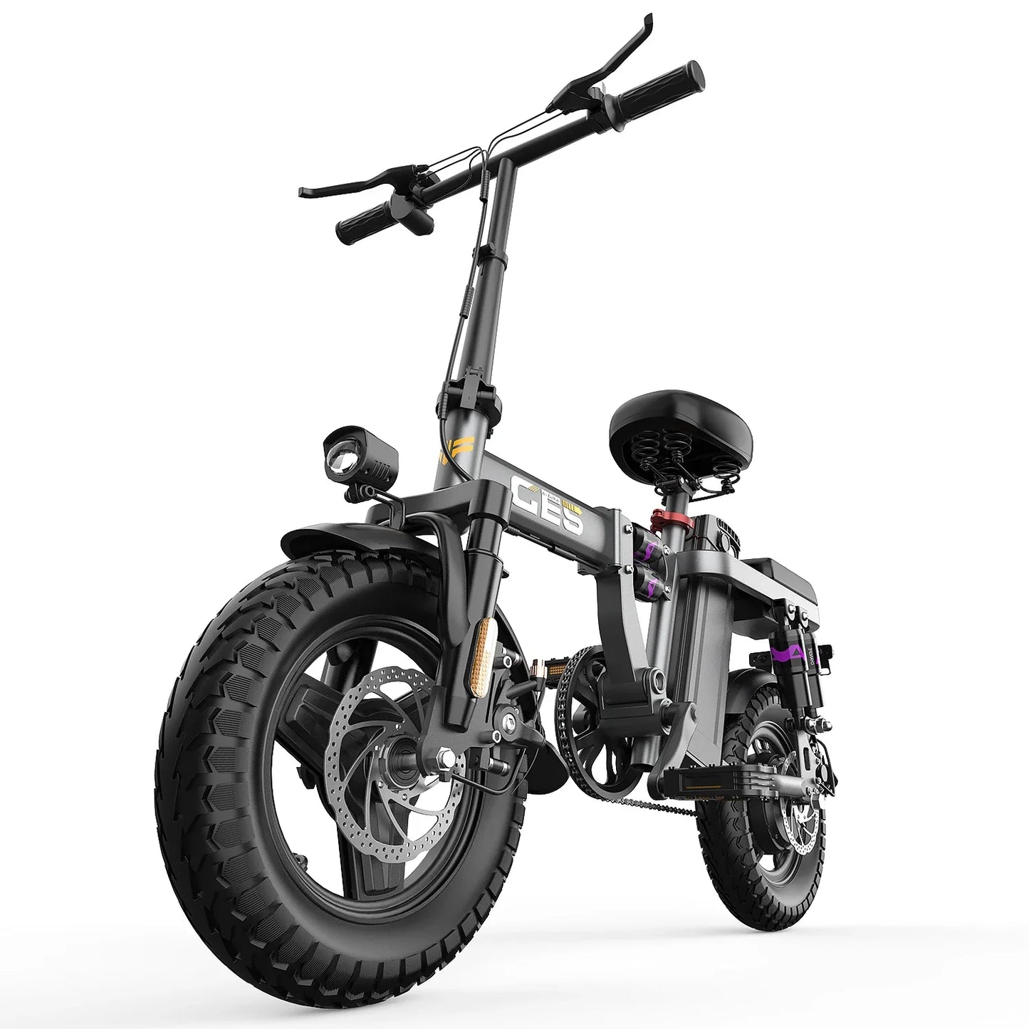 UPlee GE5 Adults Electric Bike 750W Peak Motor 48V 15AH Removable Battery Electric Bicycle 14 Inch Folding Urban leisure e bike