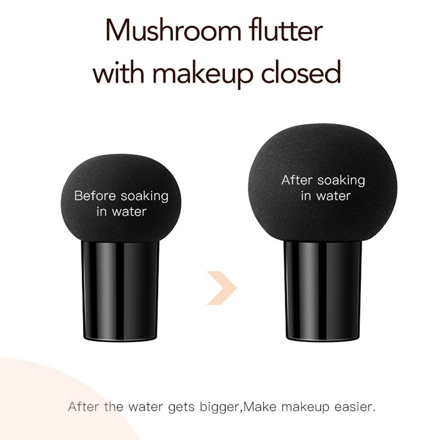 Makeup CC Cream Natural Mushroom Head Air Cushion Foundation Natural Makeup Base Moisturizing CC Cream Makeup Long Lasting