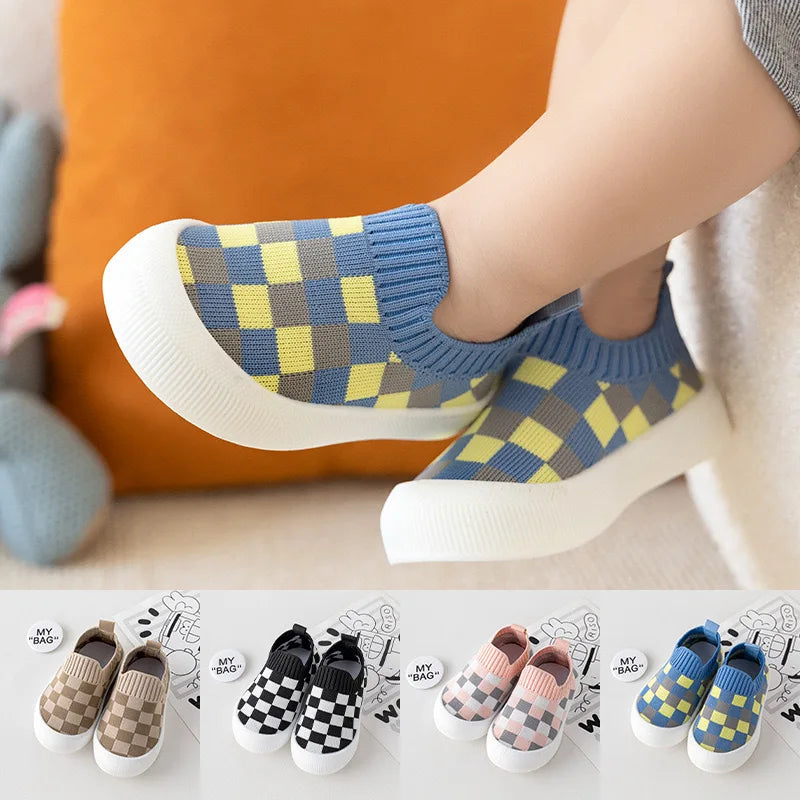 New Baby Walking Shoes Summer Breathable Soft Soled Shoes for Boys and