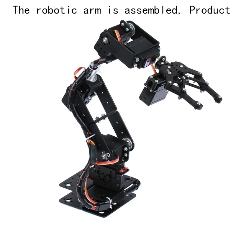 Robotic Arm Kit 6 Dof Programming Robotic Arm DIY kit for Arduino Raspberry Pi Robot For UNO/ESP32 Open Source Code and Tutorial