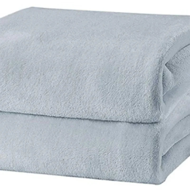 Blanket Flannel Blanket Winter Single Blanket Shawl Office Lunch Break Air Conditioner Coral Fleece Nap Blanket