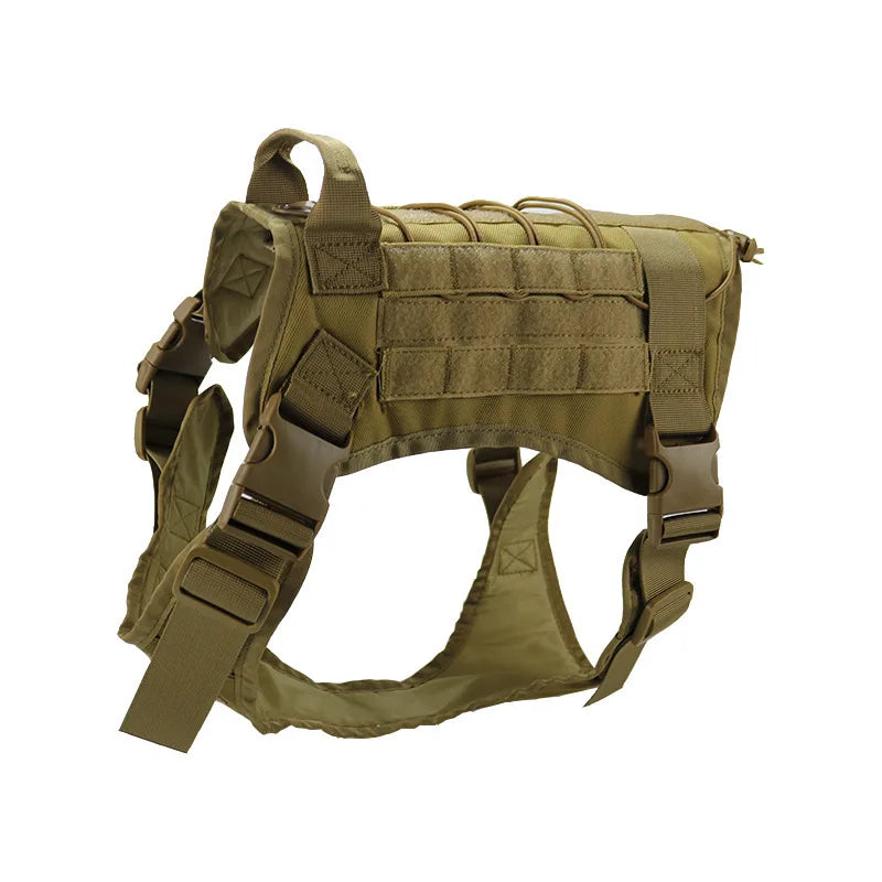 Tactical Dog Harness Military Training  Padded Quick Release Vest Pet Training Dog Harness For Set Small Medium Large Dogs
