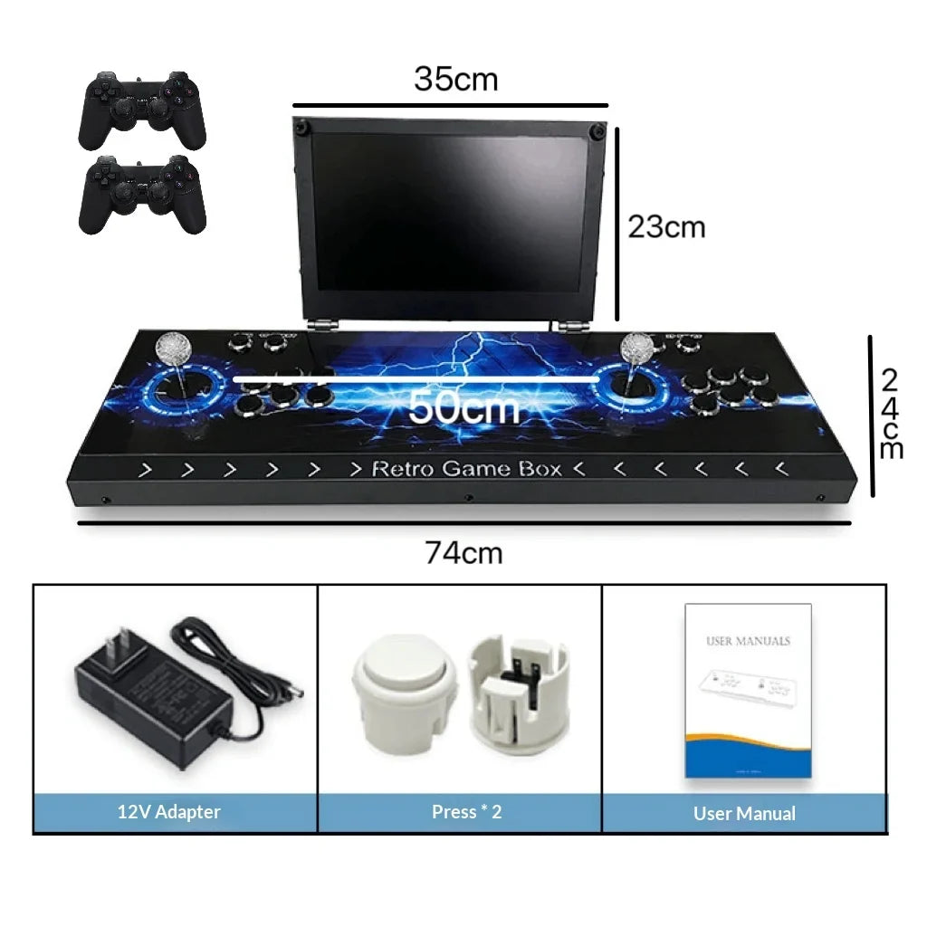 Joystick Game Console With Dual Joysticks Connected To Tv Pandora Game Console Folding Screen 0 Delay Home Nostalgic Arcade