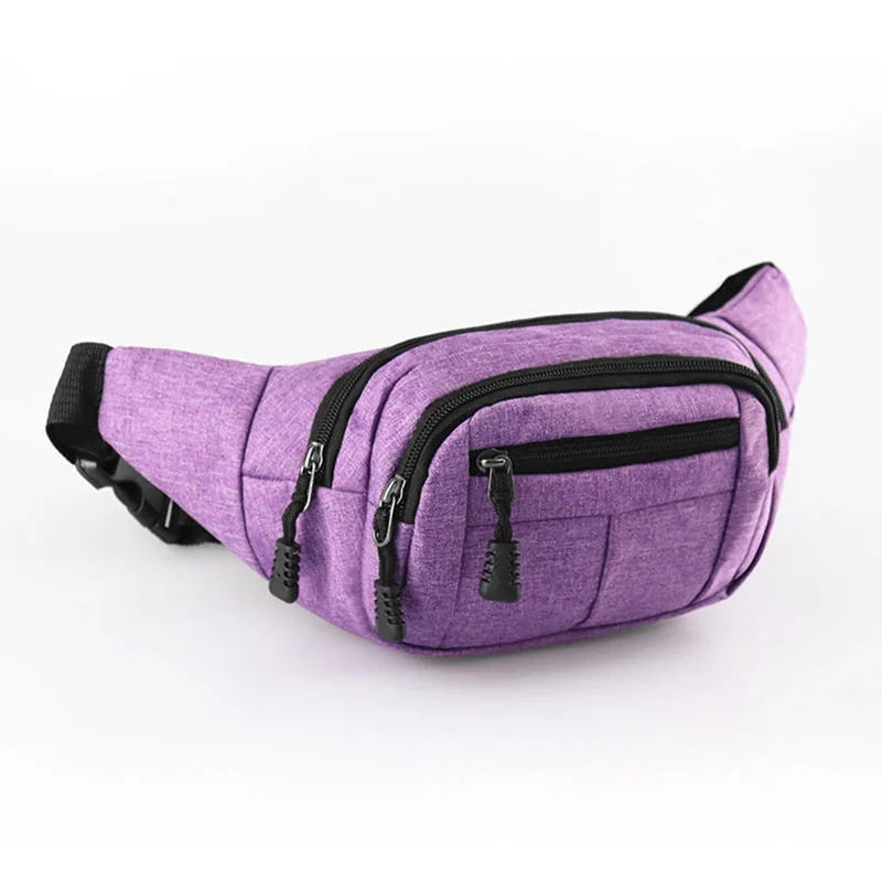 Men's Breast Package Waterproof  Sports Bag  Crossbody Banana Bag