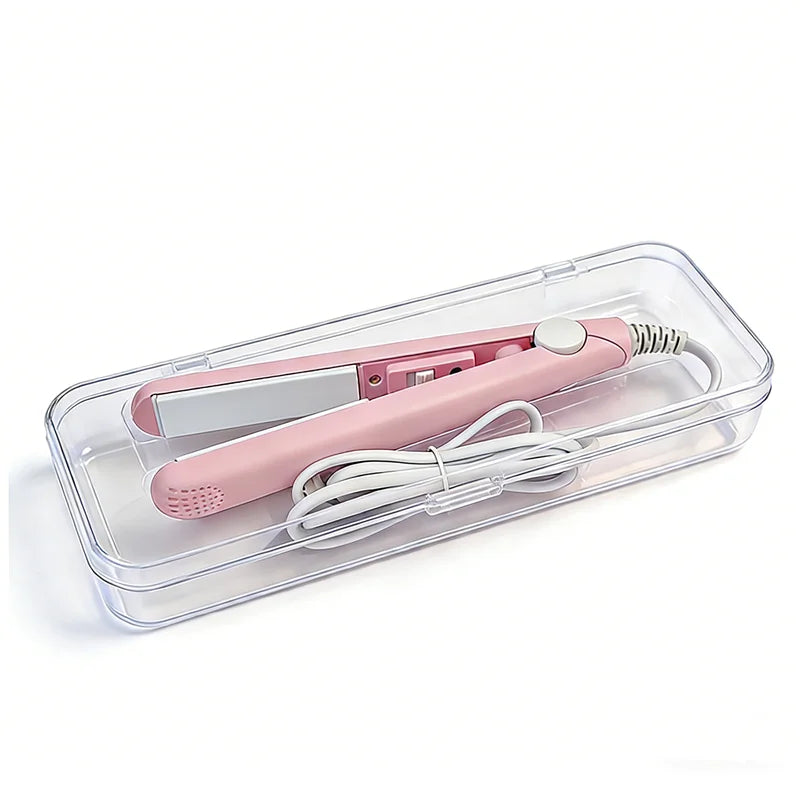 New Curling Iron Mini Hair Straightener Iron Ceramic Straightening Styling Tools Hair Curler Flat Iron Beard Straightener