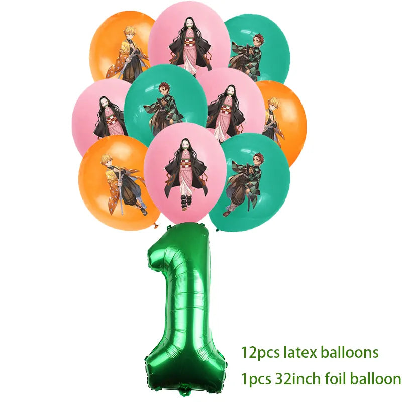 Anima Demon Slayer Party Decoration Supplies