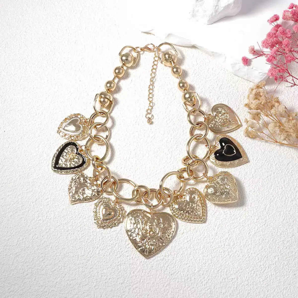 Zvoijio New Personalized Retro Fashion Multiple Pendant Necklace