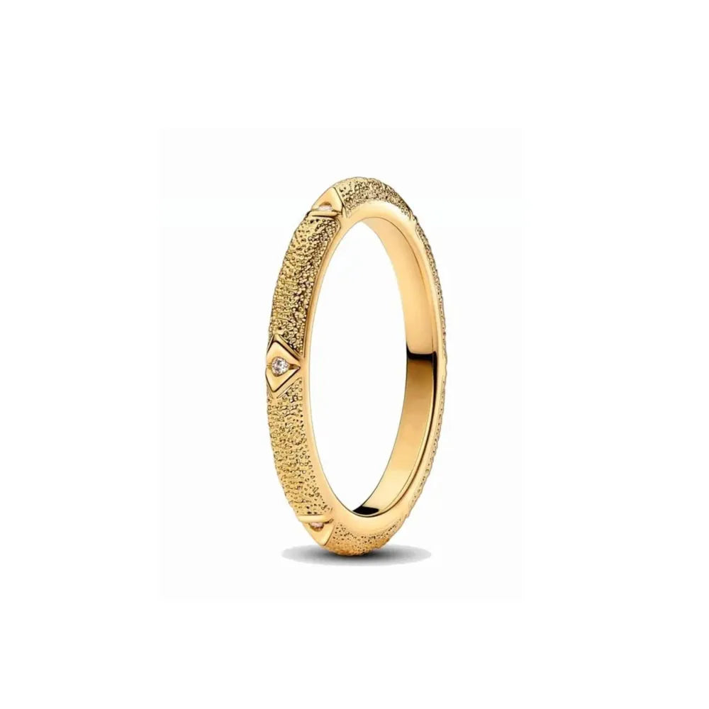 Gold Color Sun Heart Bow Size 6 7 8 9 Ring Rings for Trenday Women
