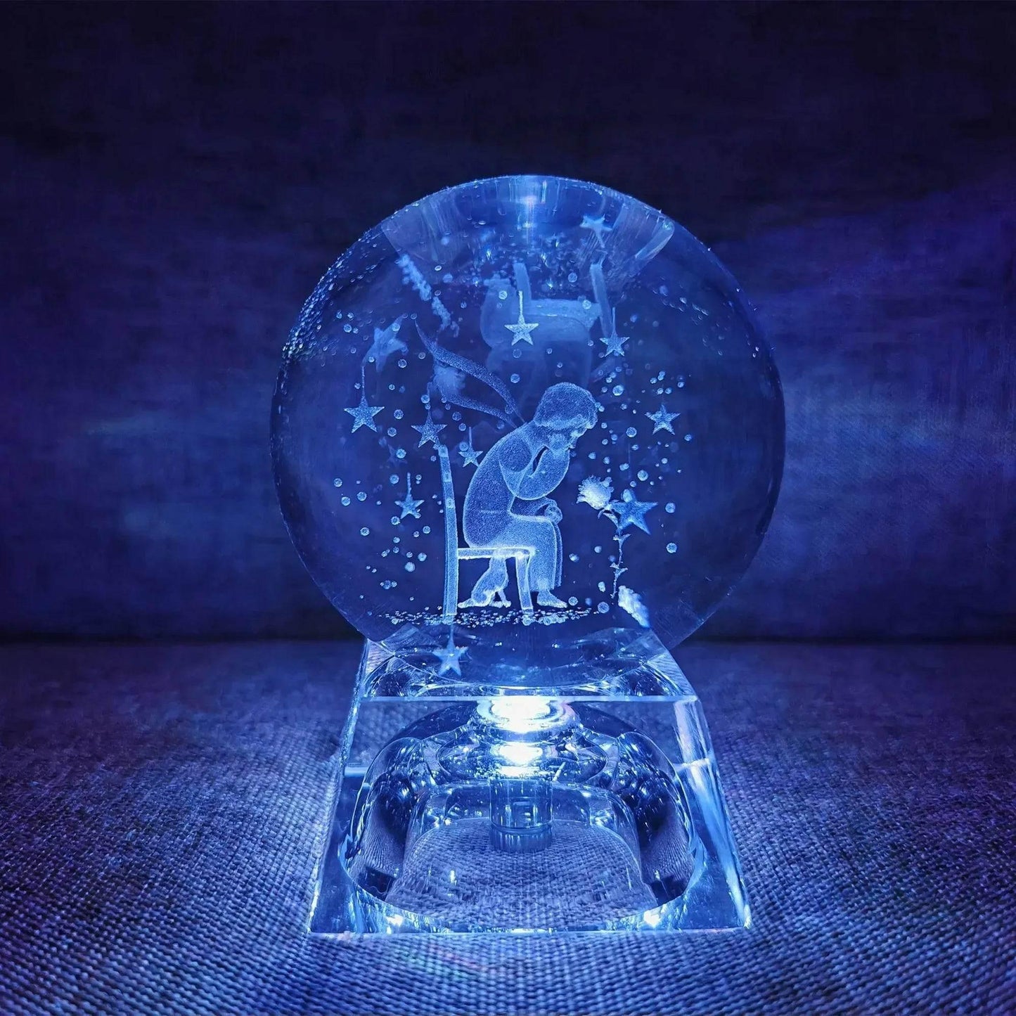 3D LED Crystal Ball Collectible