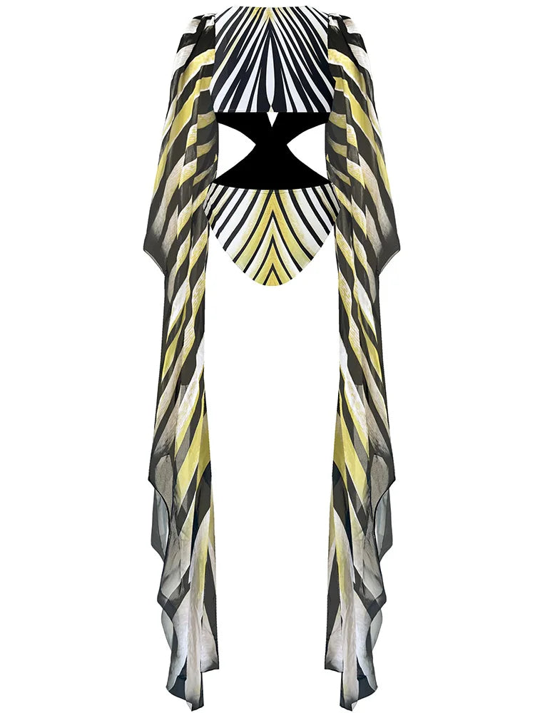 2026 New for Women Swimwear Bodysuit,  Sexy Fashion Print Swim Suit, One Piece Swimsuit.