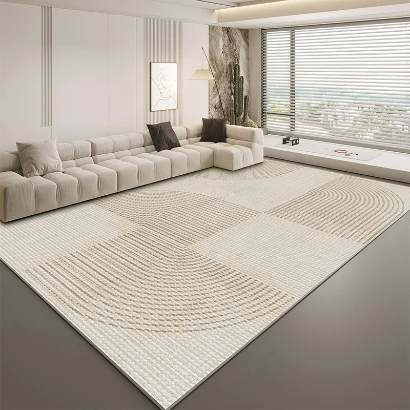 VIKAMA Modern Minimalist Geometric Carpet Scandinavian Style Living Room Large Size Soft And Easy To Clean Floor Mats Home Decor