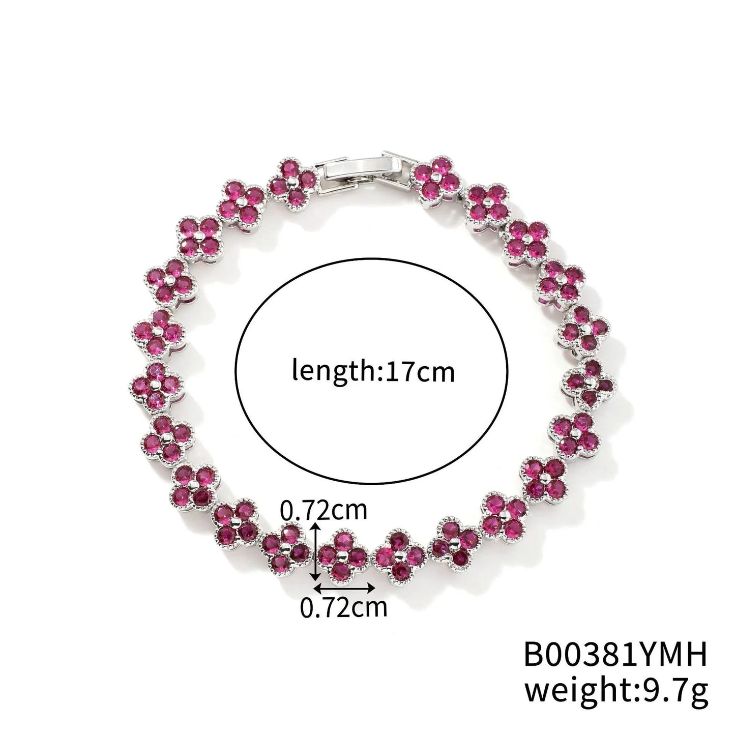 Flower Lucky Stainless Steel Bracelet