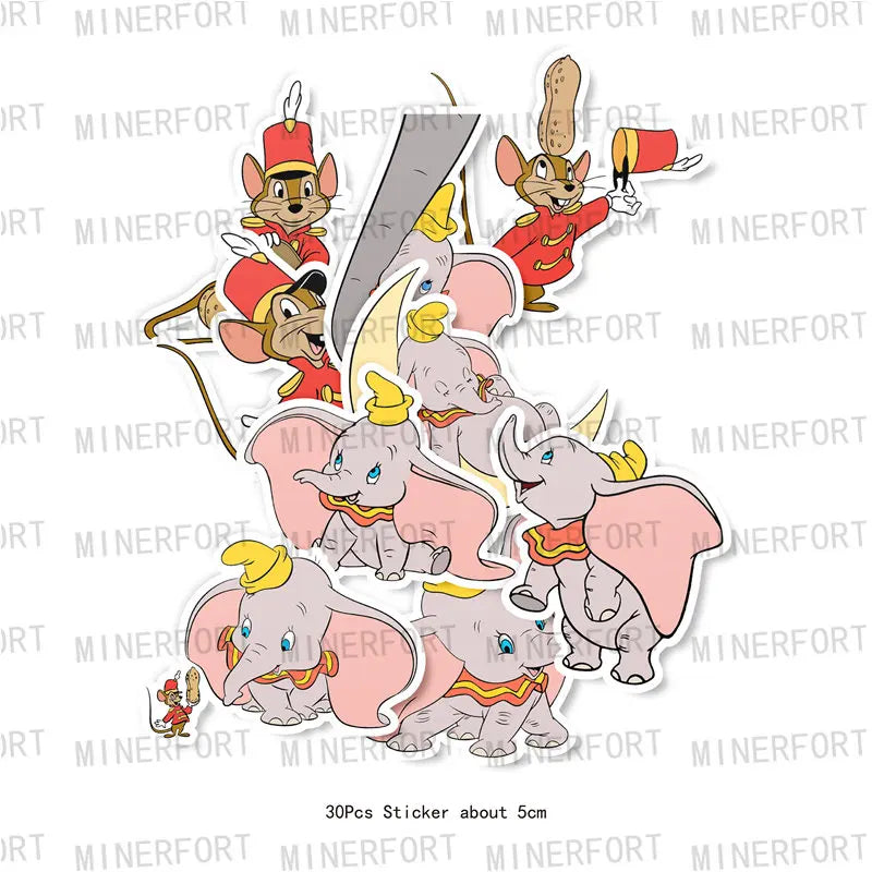 Dumbo Theme Birthday Party Decoration Supplies Tableware Paper Cups Plates Napkins Tablecloth Party Supplies