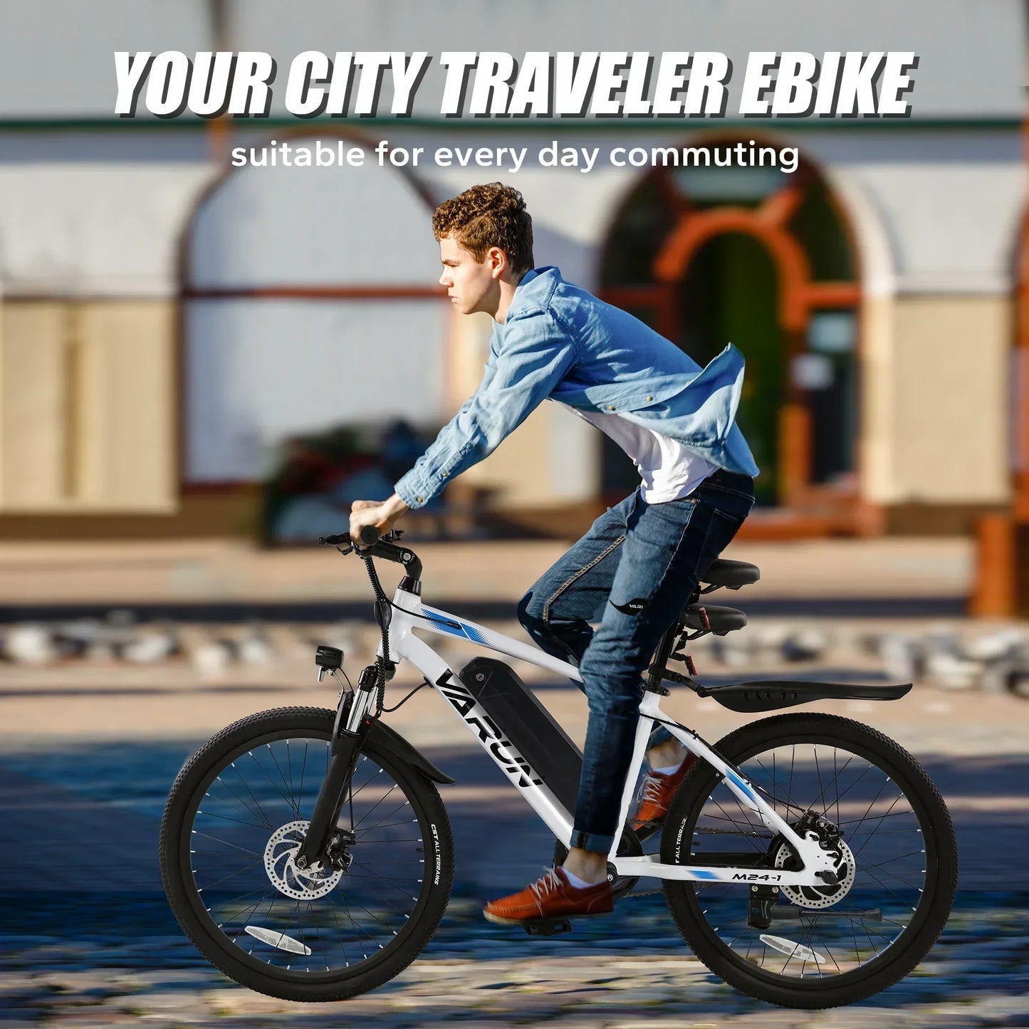 M24-1 E-Bike For Adults, 36V 7.8Ah Battery Mountain Bike, 250W Motor 24 Inch Tires.