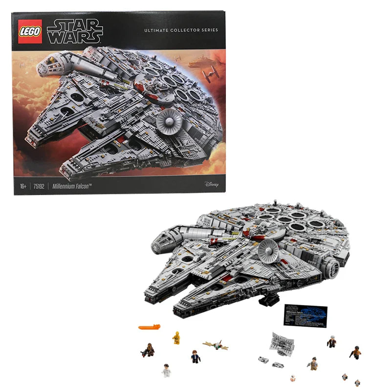 LEGO 75192 Star Wars Ultimate Millennium Falcon Expert Architecture Kit and Starship Model (Adult Version)Puzzle Building Blocks