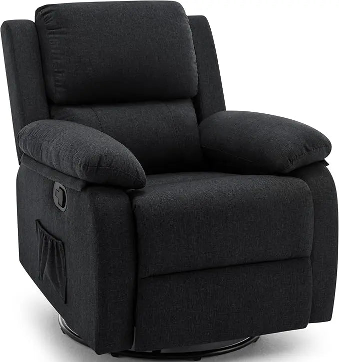 Swivel Rocker Recliner Massage Nursery Glider 360° Living Room Bedroom Beige, Custom